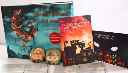Les âmes heureuses sont amoureuses – Conte électro-pop - PACK DEUX MIROIRS ET LIVRE-CD