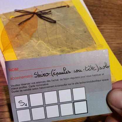 Carte cadeau: soin ayurvédique: Shiro (Épaules-cou-téte) – Image 3