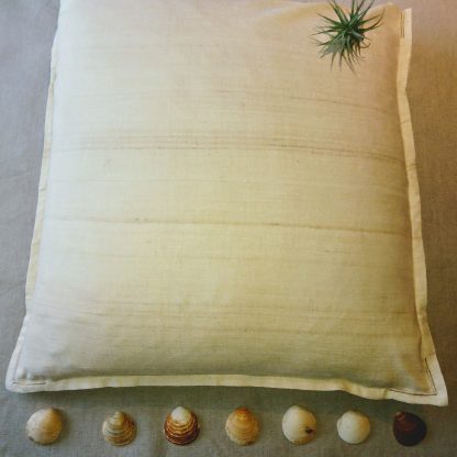 Taie d'oreiller en soie sauvage 62 cm x 62 cm – Image 2