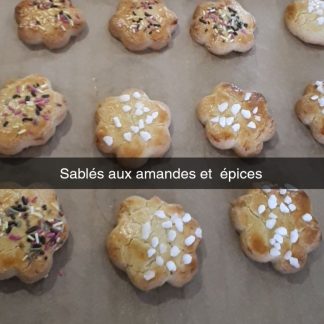 Sablé amandes épices