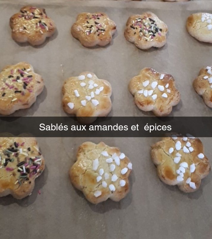 Sablé amandes épices