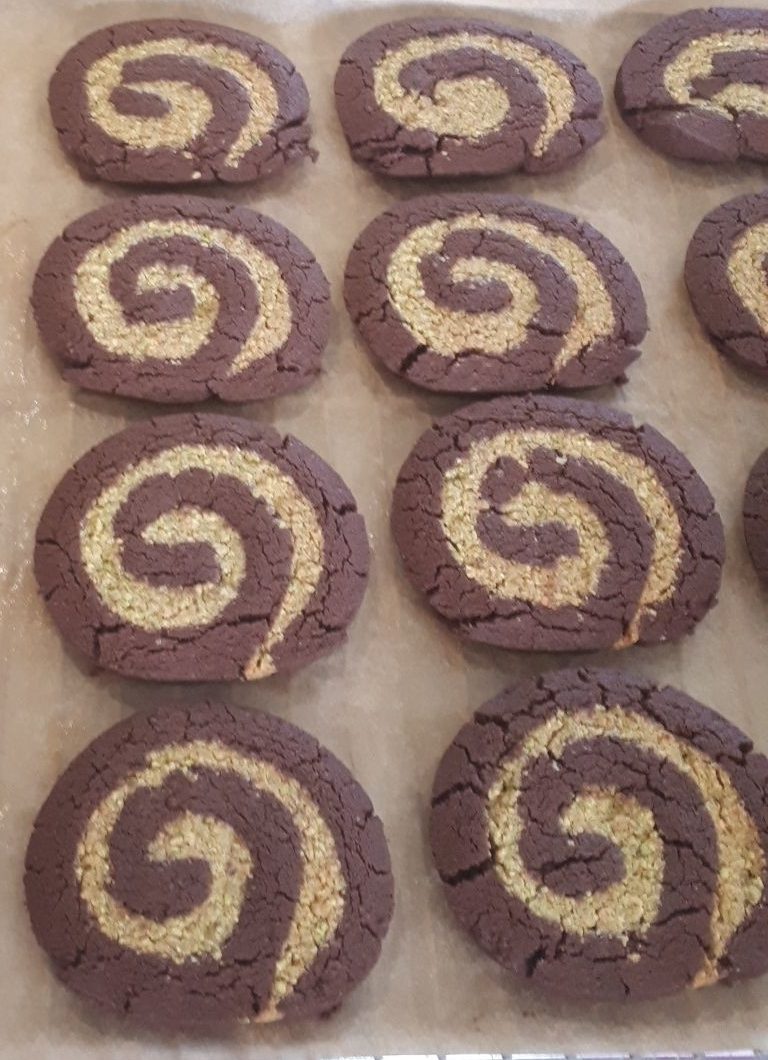 Spirales Chocolat Pistaches