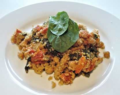 Couscous au cumin et légumes d’été rôtis au miel