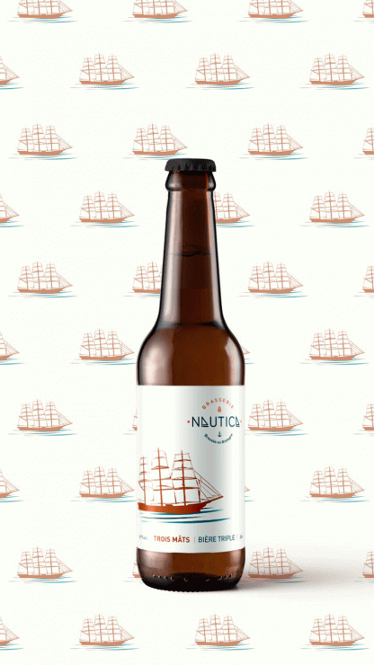 Trois mâts Bière BIO Triple 75CL
