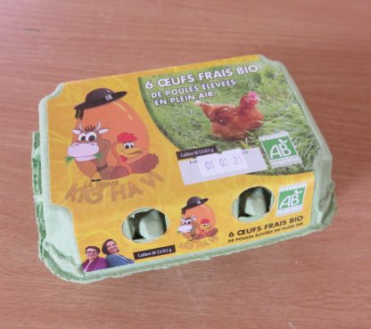 6 OEUFS BIO CALIBRE M
