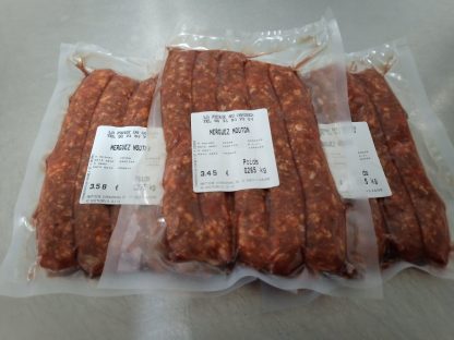 5 MERGUEZ 100% MOUTON (230-250gr)