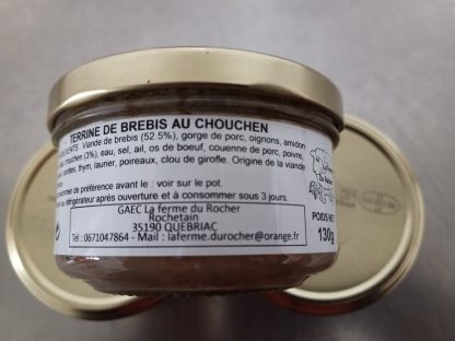 TERRINES BREBIS CHOUCHEN 130g