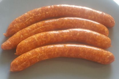 4 chipolatas épicées (façon merguez)