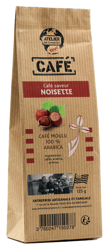 Café aromatisé Noisette moulu