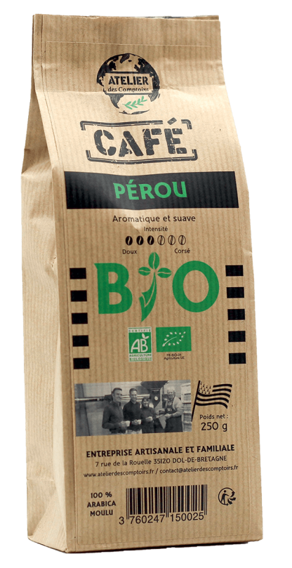 Café Pérou Bio moulu