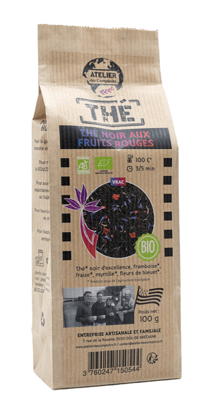 Thé noir Fruits Rouges Bio