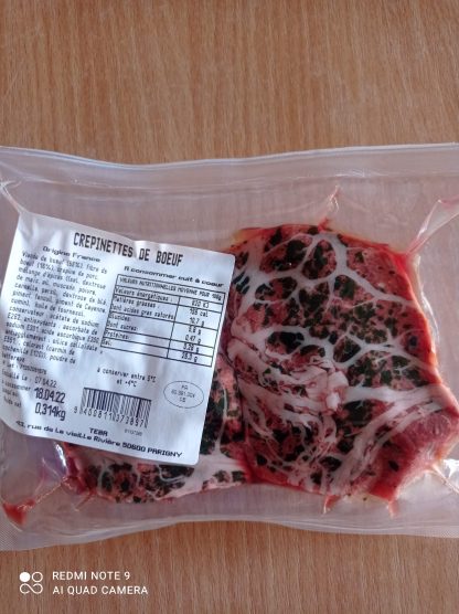 Crépinettes de boeuf