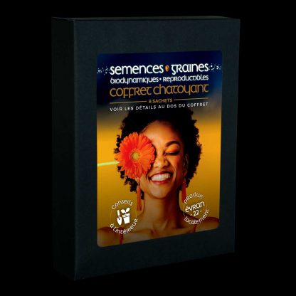 coffret cadeau semences graines local bretagne noël chatoyant fleurs