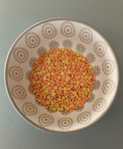 Duo lentilles corail et jaunes / 100 gr