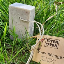 Savon ménager multi-usages, sans parfum - 100g, nature et progrès