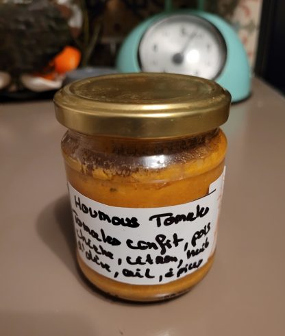 Houmous tomates poivrons