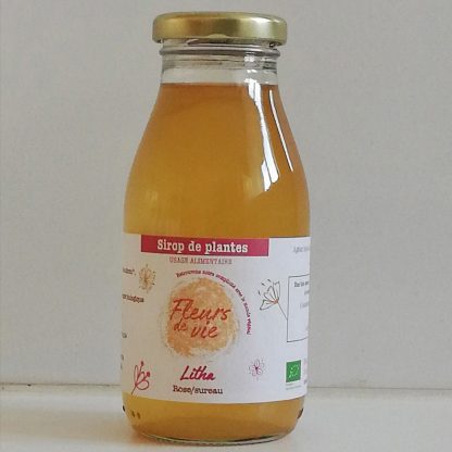Sirop de plantes - Fleurs de Rose et de sureau - 25 cl - Bio