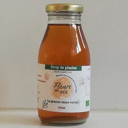 Sirop de plantes - la grande dame verte - Ortie - 25 cl - bio