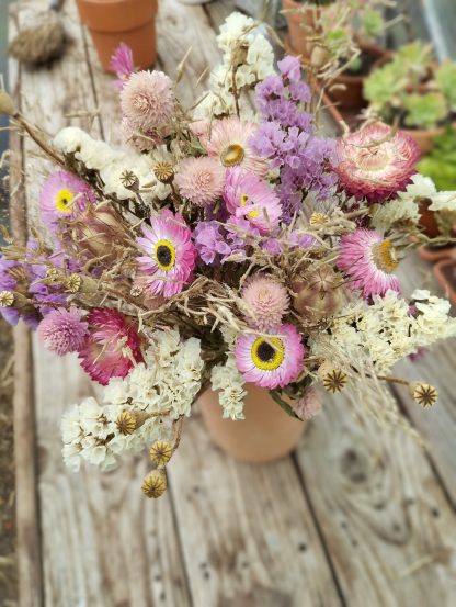 Bouquet de fleurs séchées "Pastel"