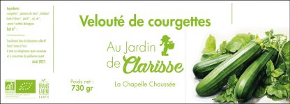 VELOUTE COURGETTE "BOCAL 730 g"