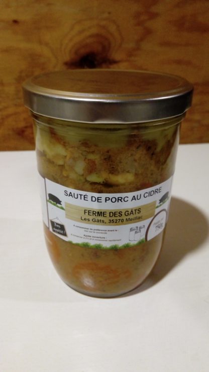 Sauté de porc au cidre