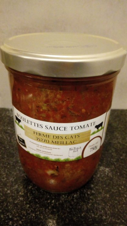 Boulettes de boeuf sauce tomate