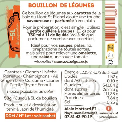 Bouillon de légumes carottes de la baie. – Image 2