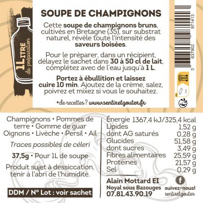 Soupe de champignons – Image 2