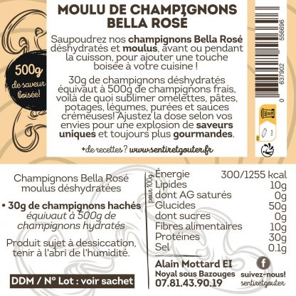 Moulu de champignons. – Image 2