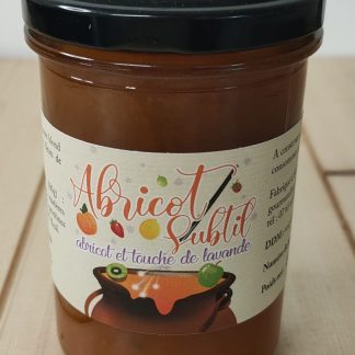 ABRICOT SUBTIL (abricot & touche de lavande) - 230 g