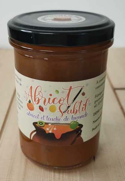 ABRICOT SUBTIL (abricot & touche de lavande) - 230 g