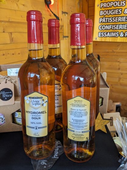 Hydromel artisanal maison, 16° sans sulfites